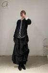 ARCHIVIO J.M.Ribot pleated skirt AWSK04/LN